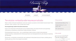 Desktop Screenshot of beautytrip.fi